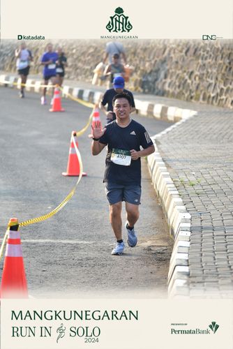 Race photo from Mangkunegaran Run 2024