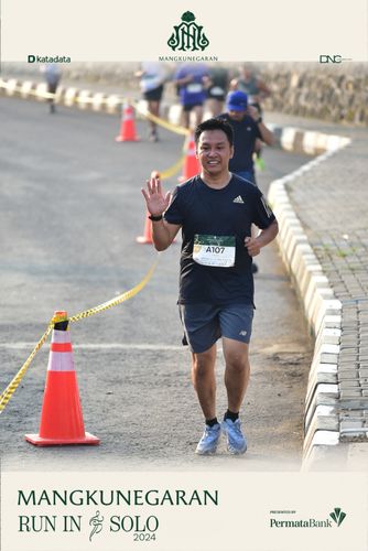 Race photo from Mangkunegaran Run 2024