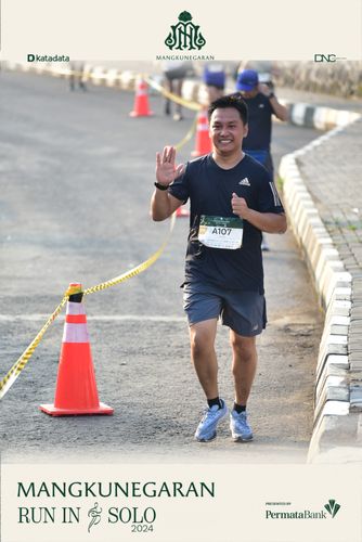 Race photo from Mangkunegaran Run 2024