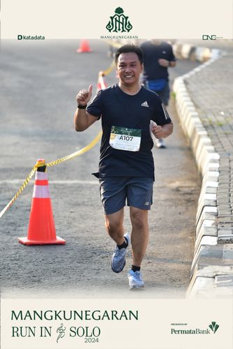 Race photo from Mangkunegaran Run 2024