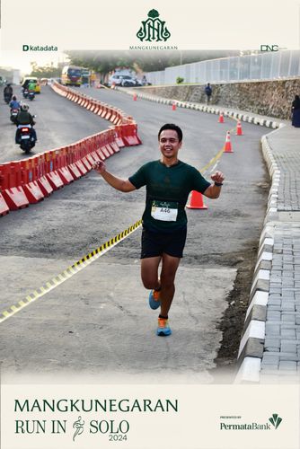 Race photo from Mangkunegaran Run 2024