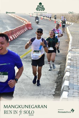 Race photo from Mangkunegaran Run 2024