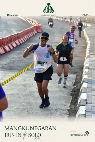 Race photo from Mangkunegaran Run 2024