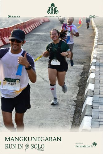 Race photo from Mangkunegaran Run 2024