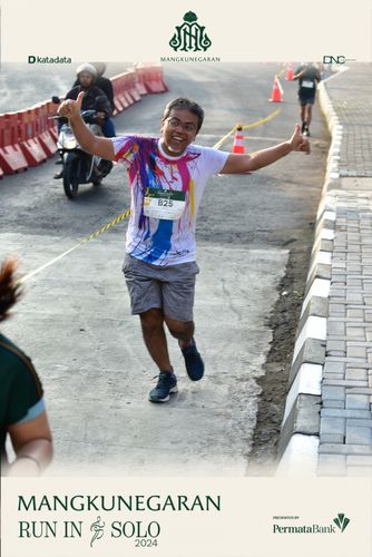 Race photo from Mangkunegaran Run 2024