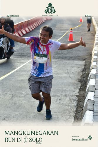Race photo from Mangkunegaran Run 2024