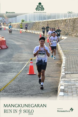 Race photo from Mangkunegaran Run 2024
