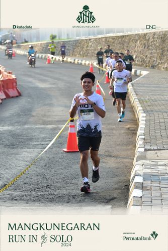 Race photo from Mangkunegaran Run 2024