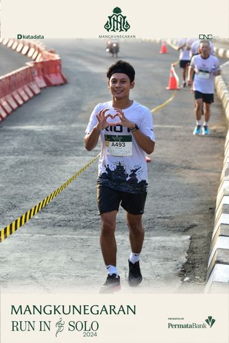 Race photo from Mangkunegaran Run 2024