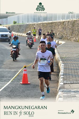 Race photo from Mangkunegaran Run 2024