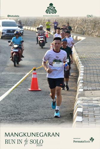 Race photo from Mangkunegaran Run 2024