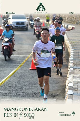Race photo from Mangkunegaran Run 2024