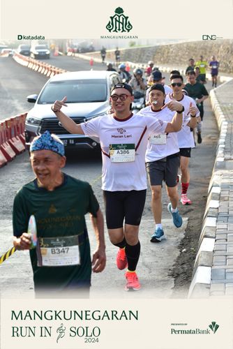 Race photo from Mangkunegaran Run 2024