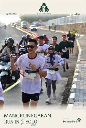 Race photo from Mangkunegaran Run 2024
