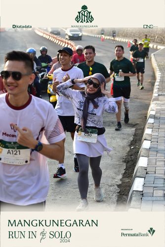 Race photo from Mangkunegaran Run 2024