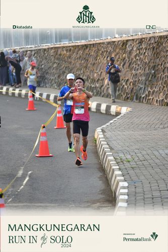 Race photo from Mangkunegaran Run 2024