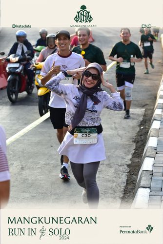 Race photo from Mangkunegaran Run 2024