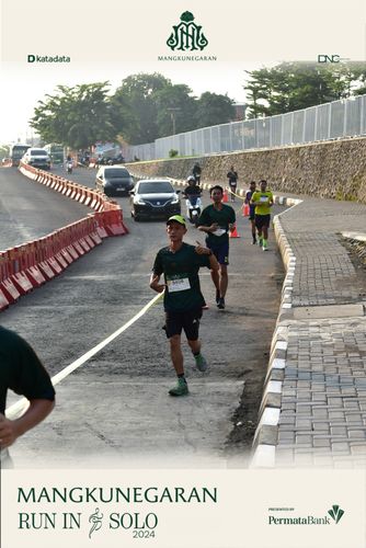 Race photo from Mangkunegaran Run 2024