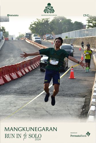 Race photo from Mangkunegaran Run 2024