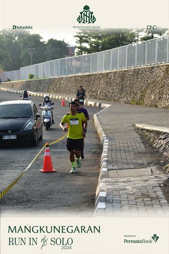Race photo from Mangkunegaran Run 2024