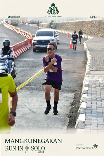 Race photo from Mangkunegaran Run 2024