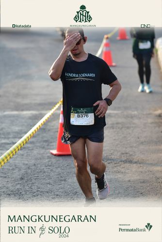 Race photo from Mangkunegaran Run 2024