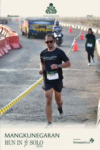 Race photo from Mangkunegaran Run 2024