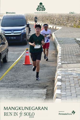 Race photo from Mangkunegaran Run 2024