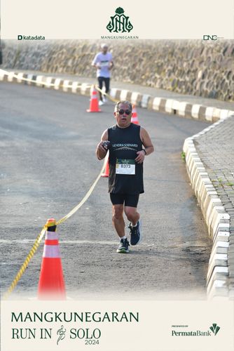 Race photo from Mangkunegaran Run 2024