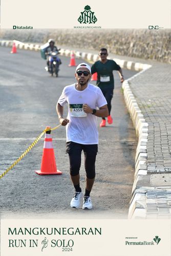Race photo from Mangkunegaran Run 2024