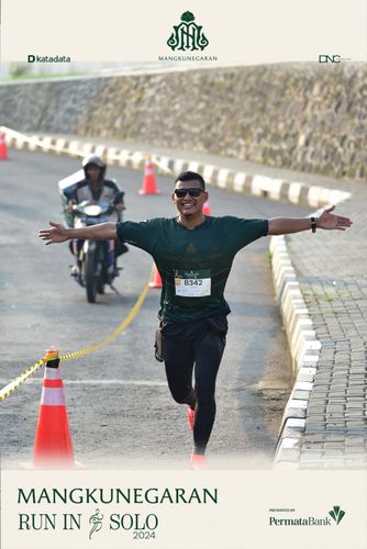 Race photo from Mangkunegaran Run 2024