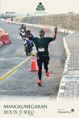Race photo from Mangkunegaran Run 2024