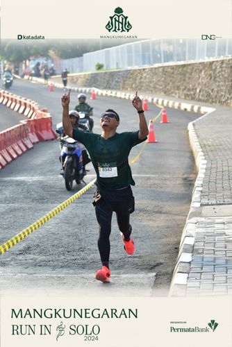Race photo from Mangkunegaran Run 2024