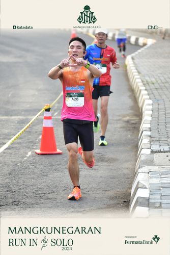 Race photo from Mangkunegaran Run 2024