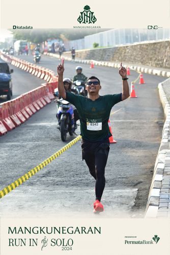 Race photo from Mangkunegaran Run 2024