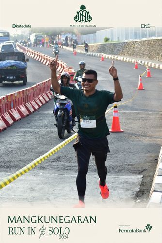 Race photo from Mangkunegaran Run 2024