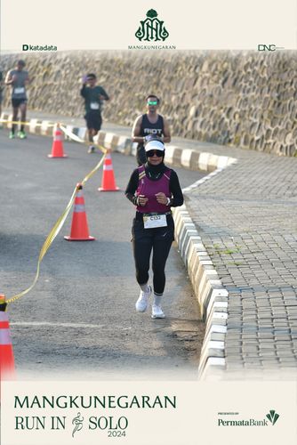 Race photo from Mangkunegaran Run 2024