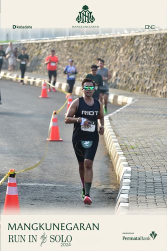 Race photo from Mangkunegaran Run 2024
