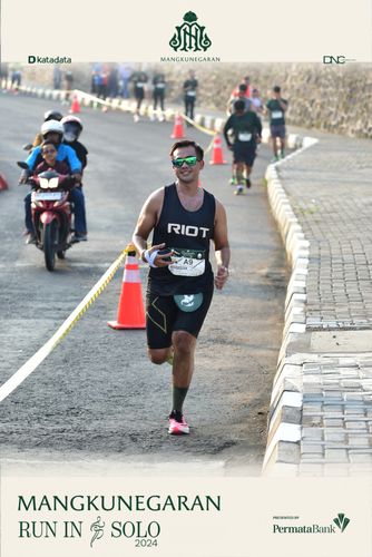 Race photo from Mangkunegaran Run 2024