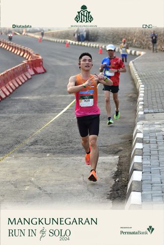 Race photo from Mangkunegaran Run 2024