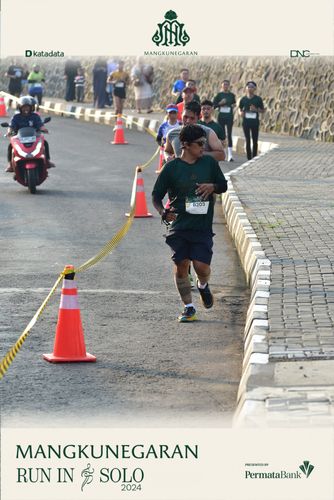 Race photo from Mangkunegaran Run 2024