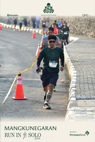 Race photo from Mangkunegaran Run 2024
