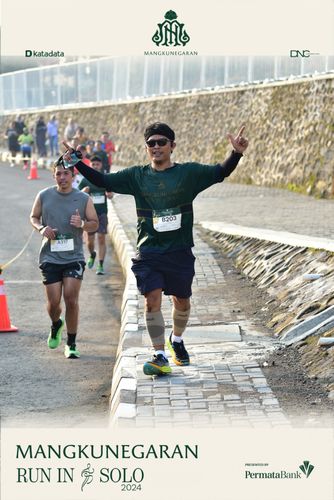 Race photo from Mangkunegaran Run 2024
