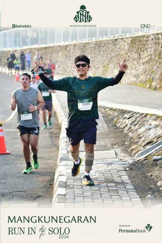 Race photo from Mangkunegaran Run 2024