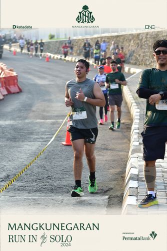 Race photo from Mangkunegaran Run 2024