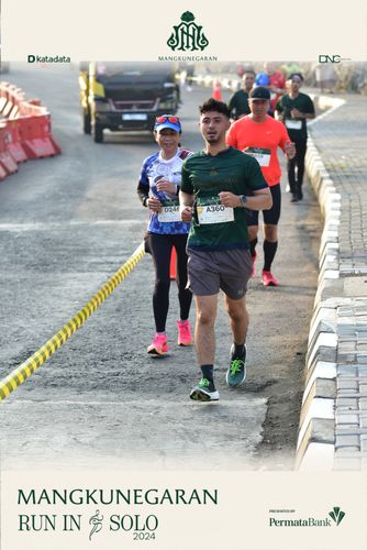 Race photo from Mangkunegaran Run 2024