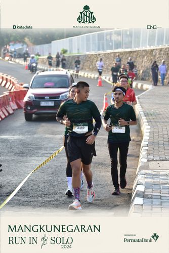 Race photo from Mangkunegaran Run 2024