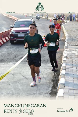Race photo from Mangkunegaran Run 2024