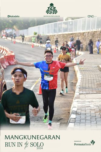Race photo from Mangkunegaran Run 2024