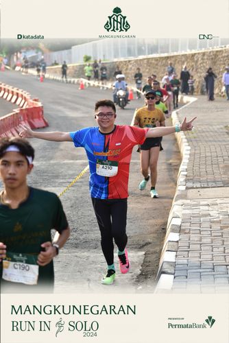 Race photo from Mangkunegaran Run 2024